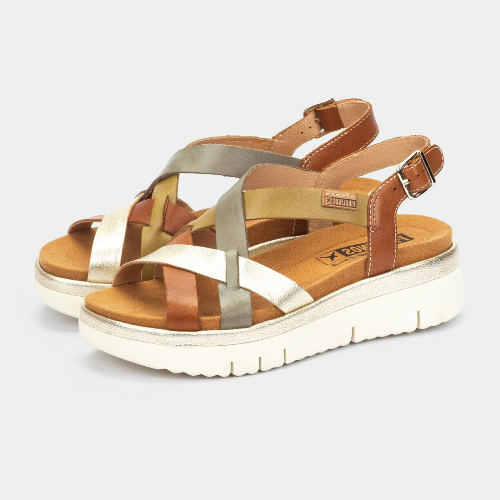 W4n-0650c1 Brandy Leather Sandals