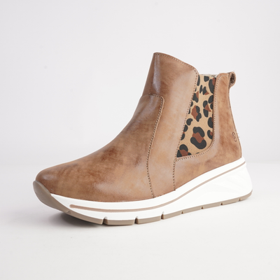 Brussels Museli Leather Ankle Boots