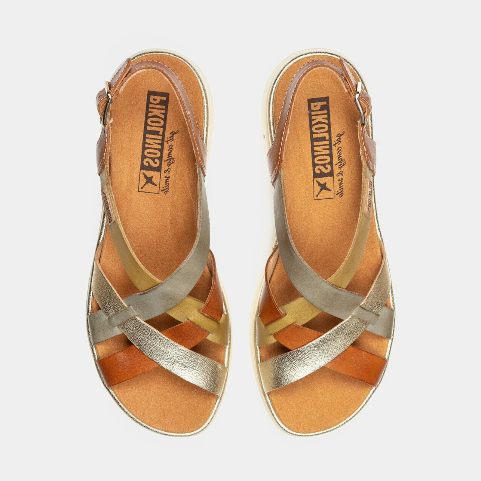 W4n-0650c1 Brandy Leather Sandals