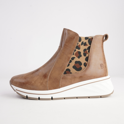 Brussels Museli Leather Ankle Boots