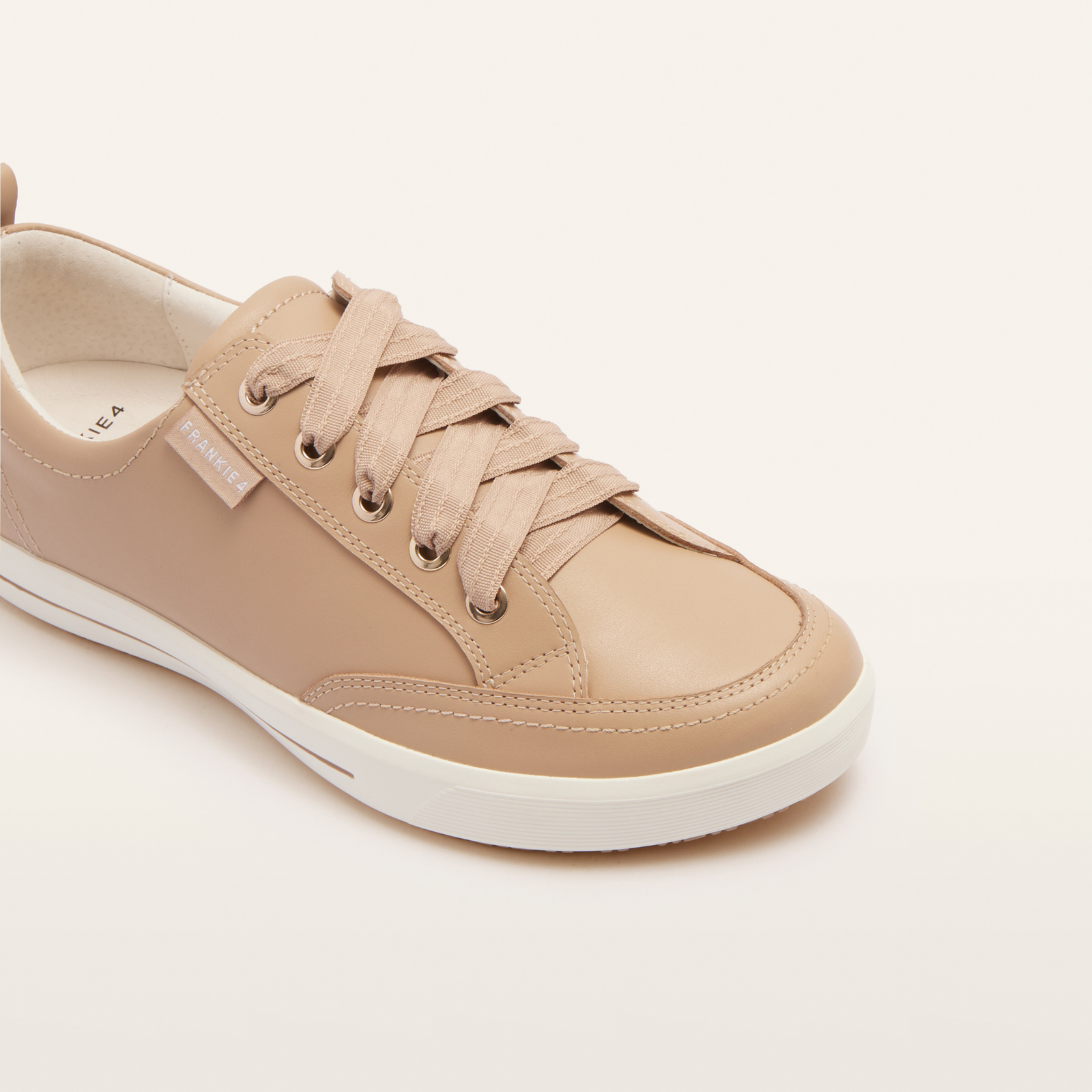 Ellie V Sand Leather Sneakers