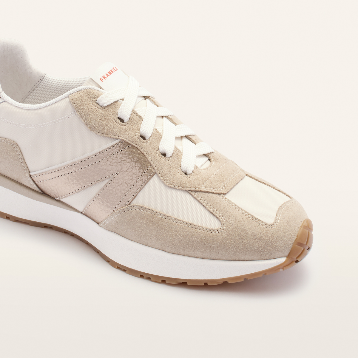 Axel II Golden Sand Leather Sneakers