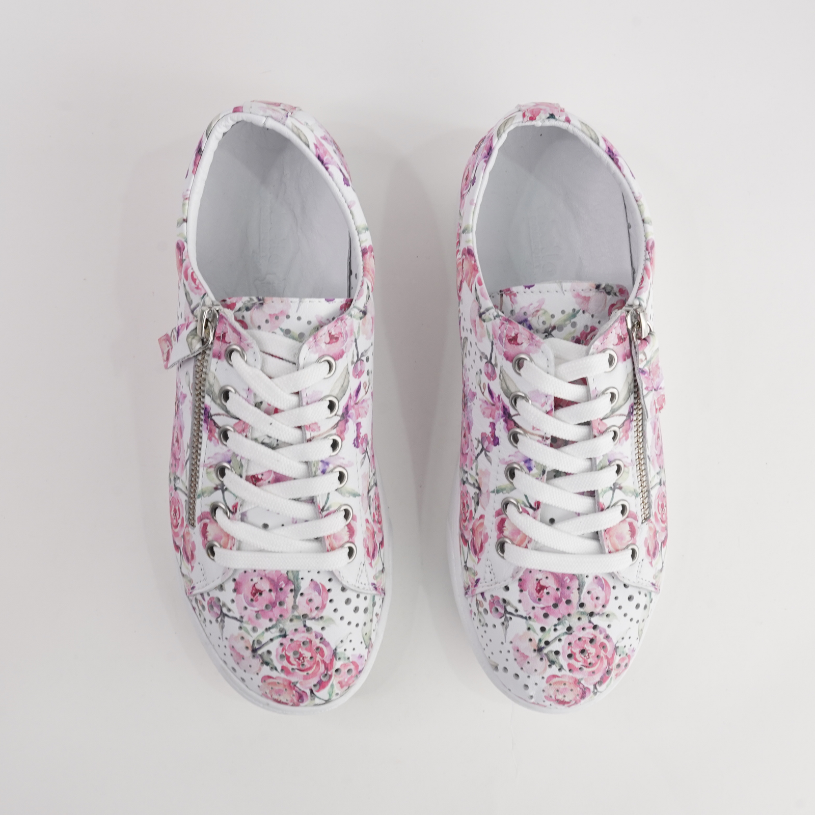 Eg11p Floral Leather Sneakers