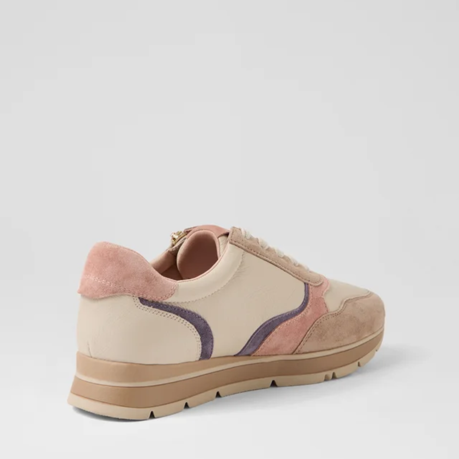 Narniea Almond Multi Leather Sneakers