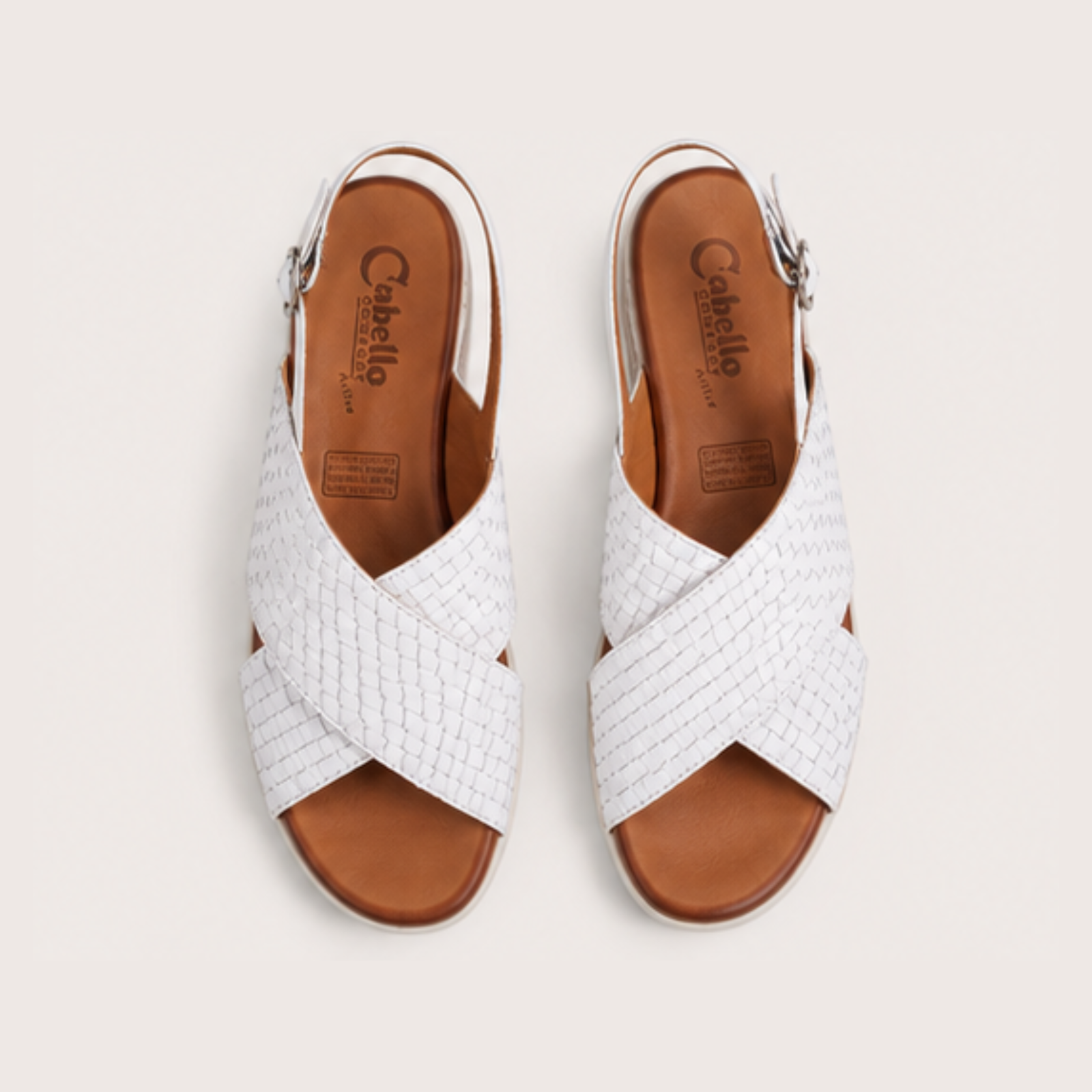 Exile White Leather Sandals