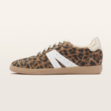 Levi Leopard Print Suede Sneakers