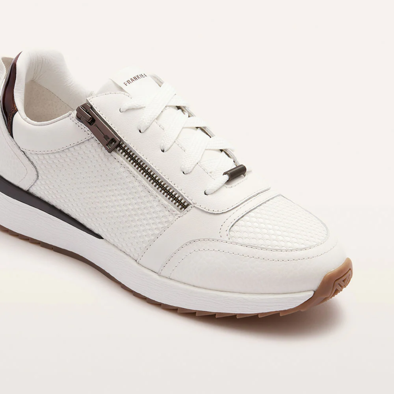 Brooklyn Soft White/ Tortoise Shell Sneakers
