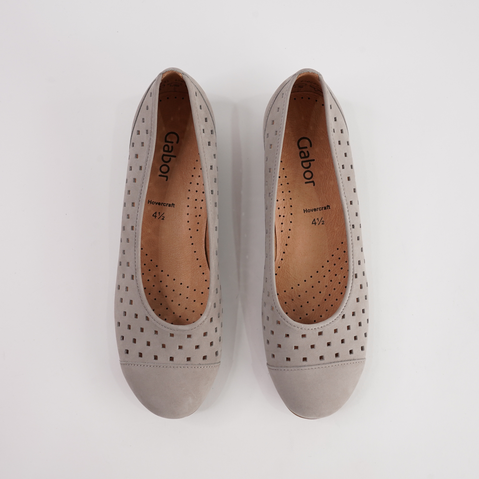 Skylar Linen Nubuck Leather Ballet Flats