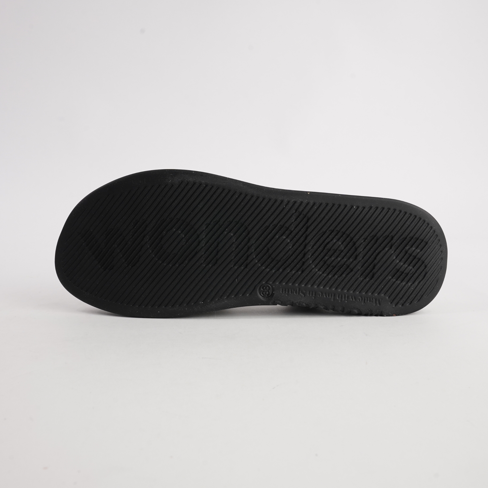 Ciara Black Leather Sandals