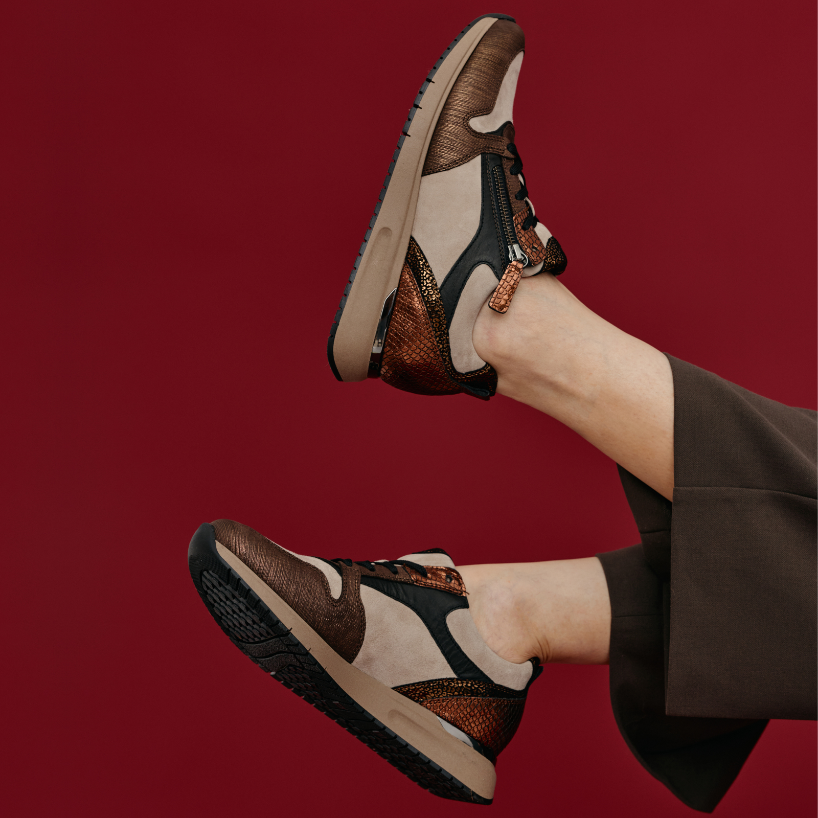 Lunith Multi Leather Sneakers