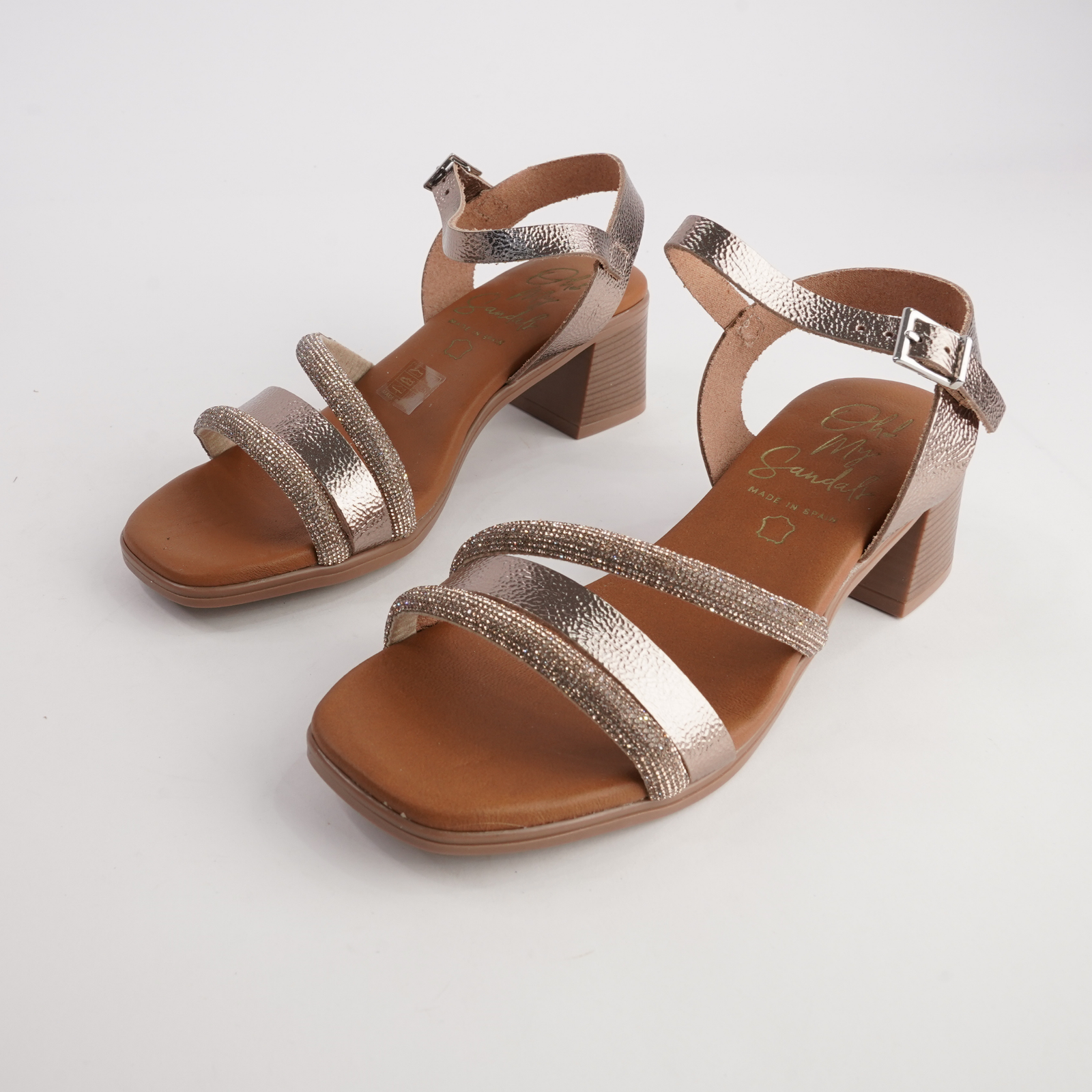 Olean Cava Leather Heels