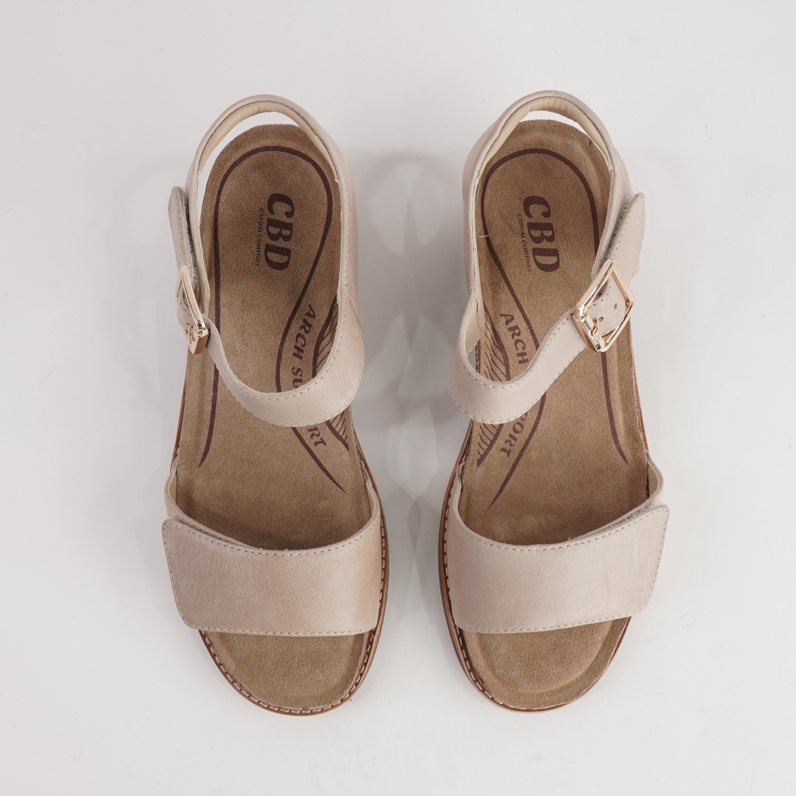 Kristy Cement Leather Heels