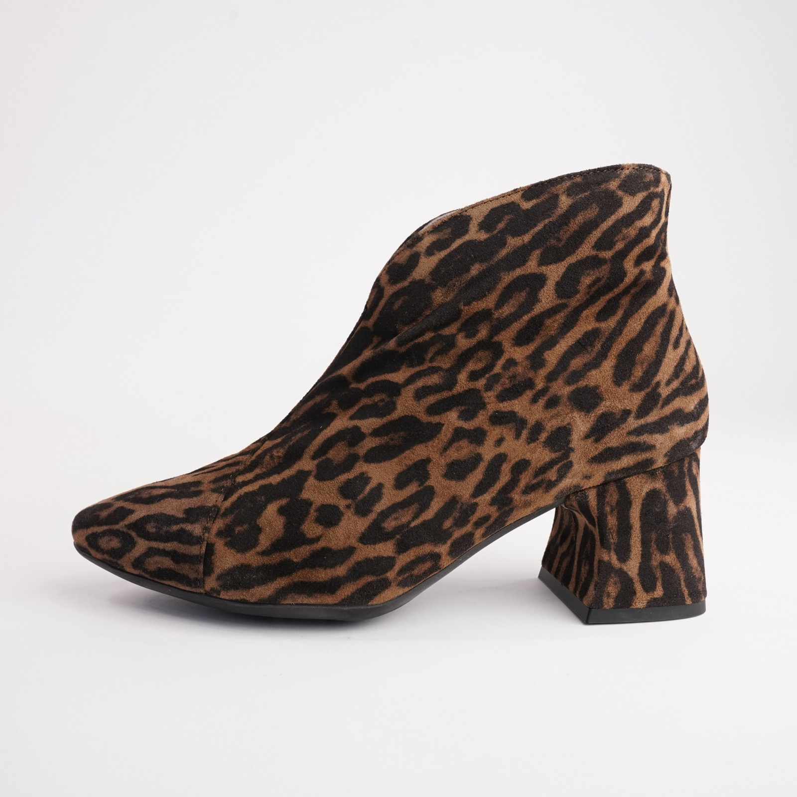 Isolde Animal Suede Leather Ankle Boots