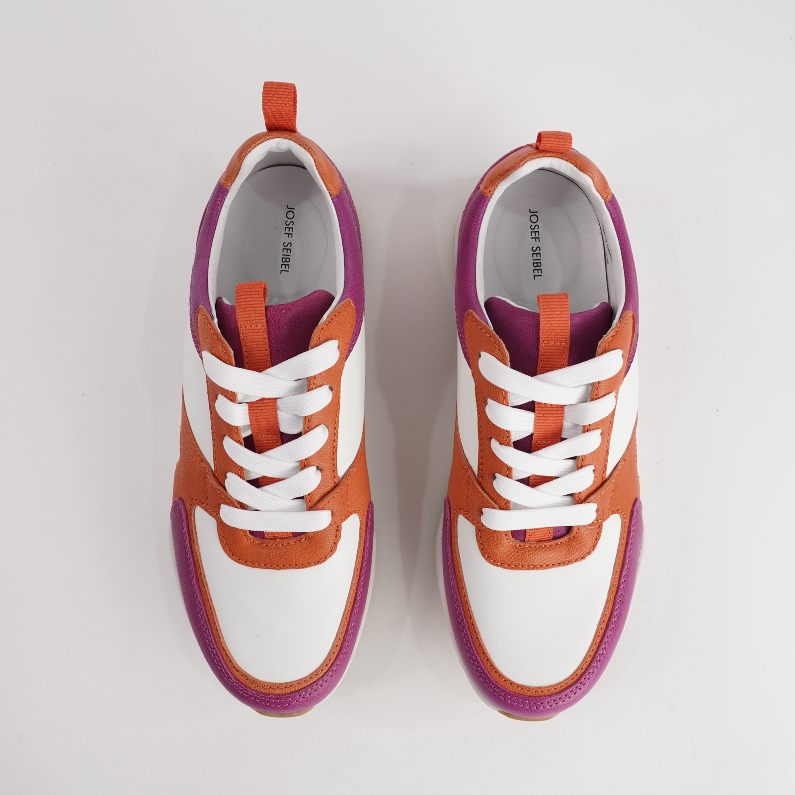 Elli 09 Magenta Multi Leather Sneakers