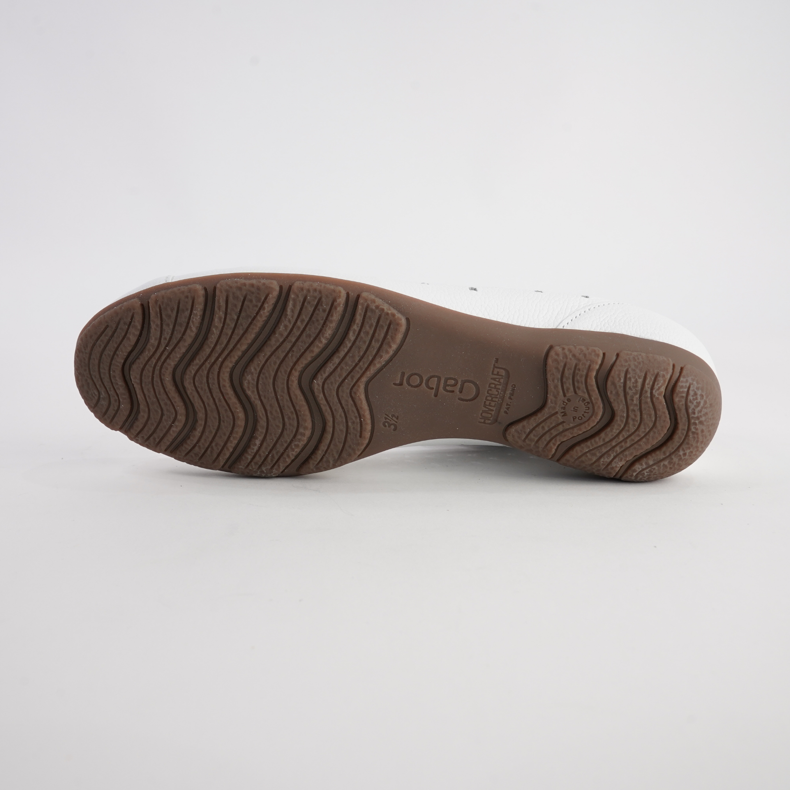 Skylar White Leather Ballet Flats