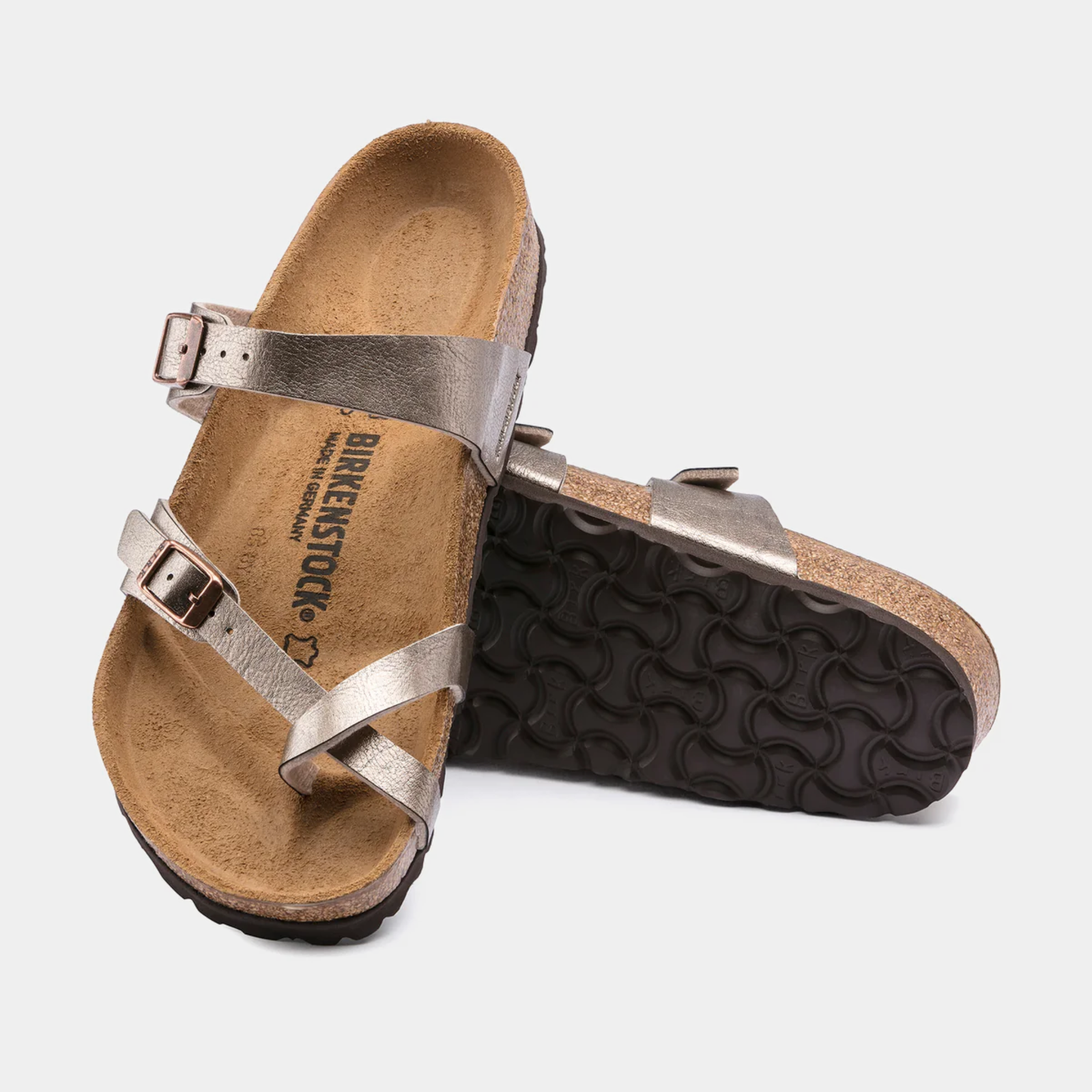 Mayari Birko-Flor Graceful Taupe Sandals