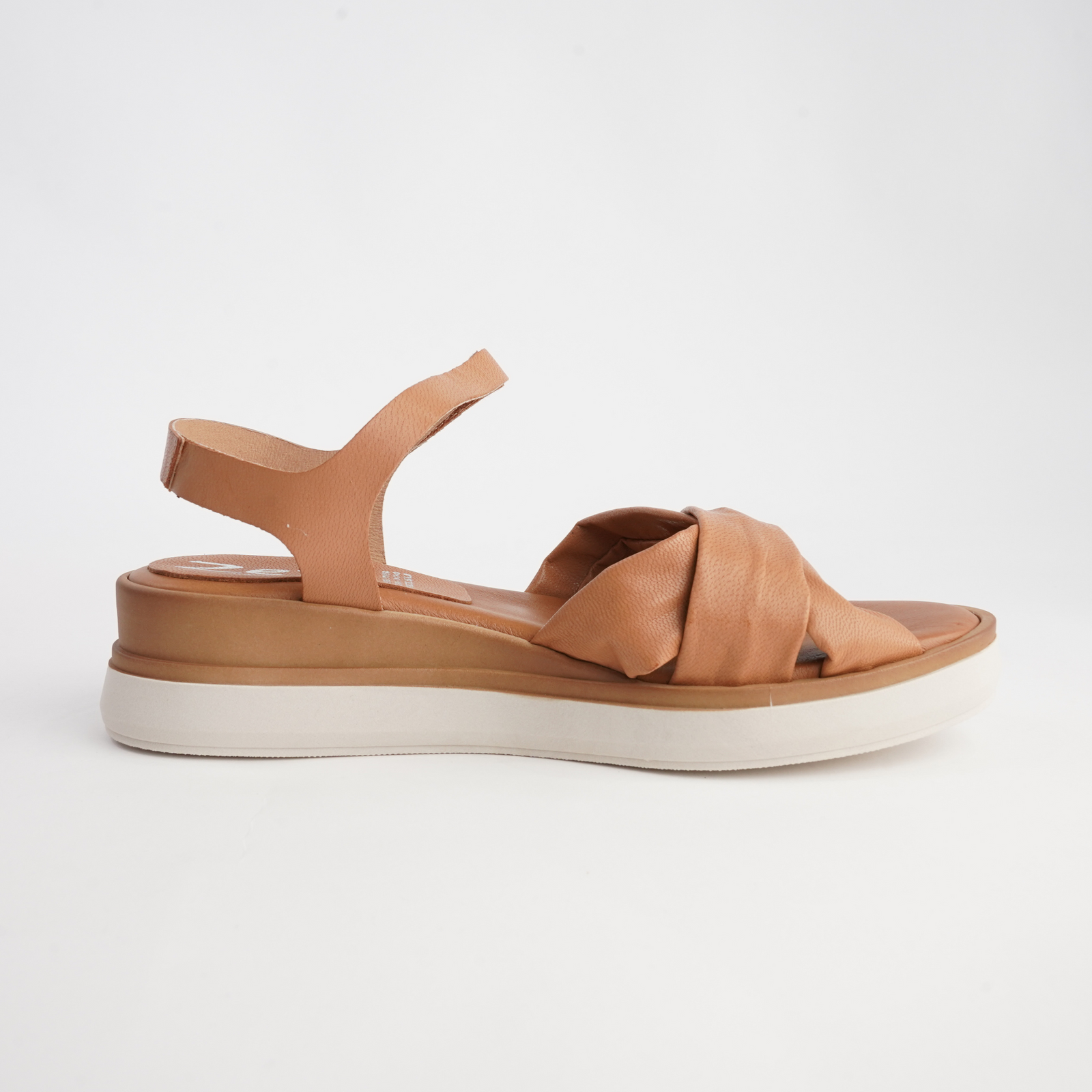 Deliah Caoba Leather Sandals