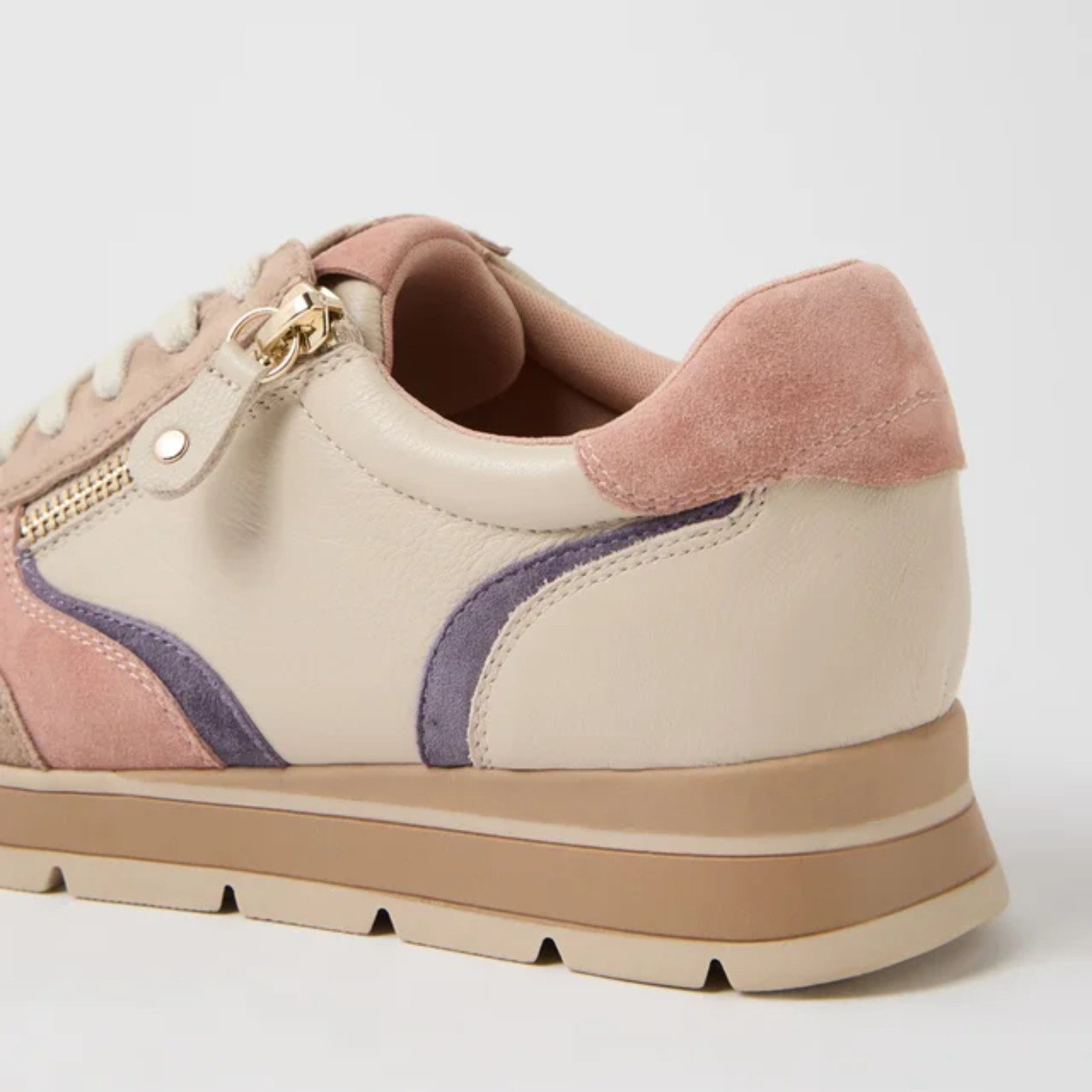 Narniea Almond Multi Leather Sneakers