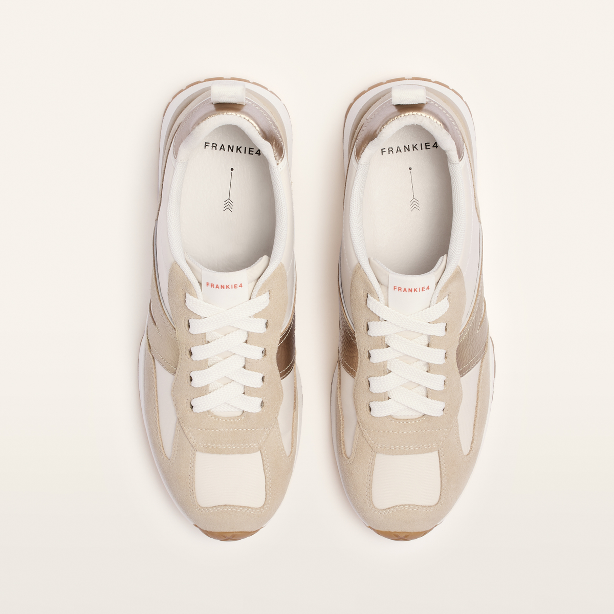 Axel II Golden Sand Leather Sneakers