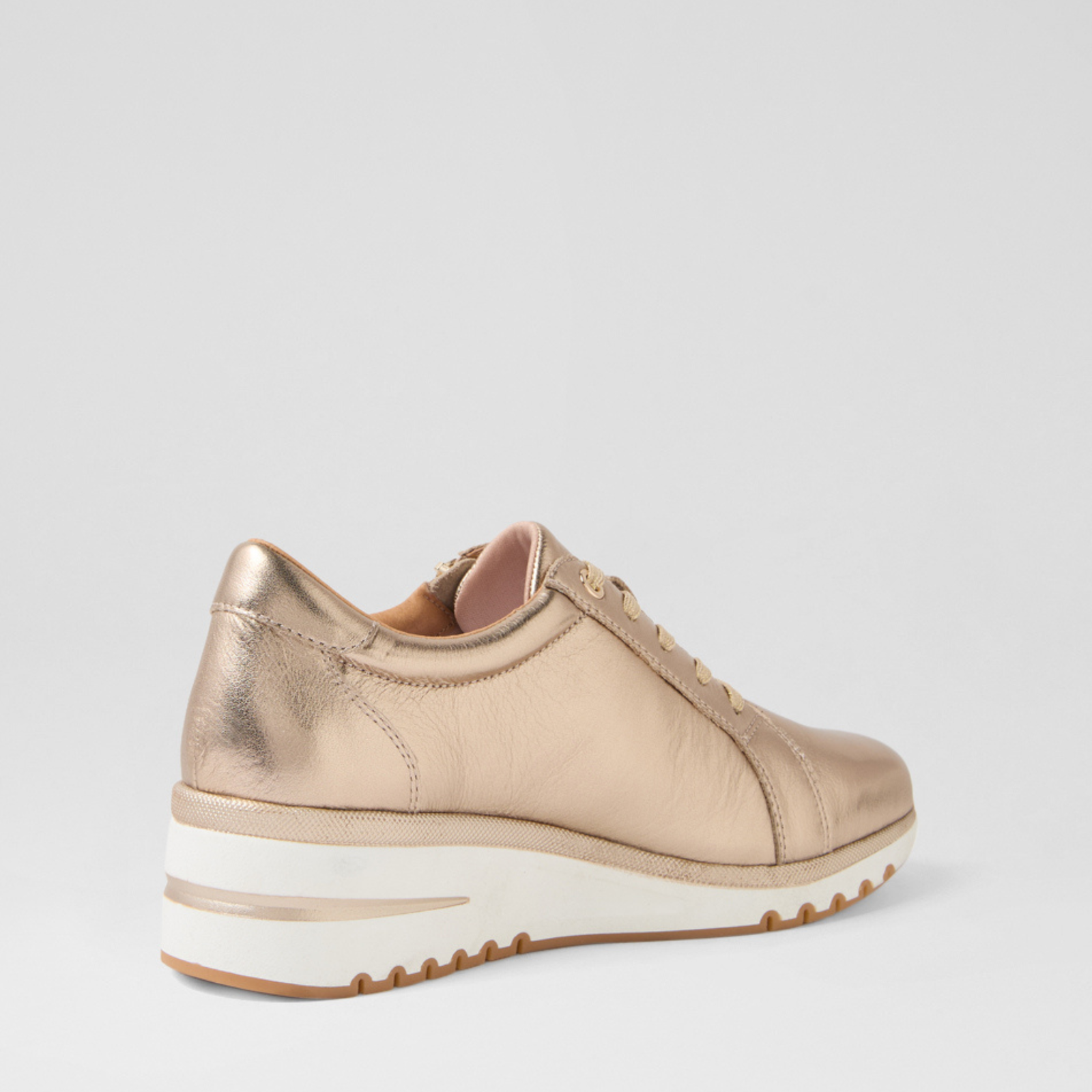 Lovin Platinum Leather Sneakers