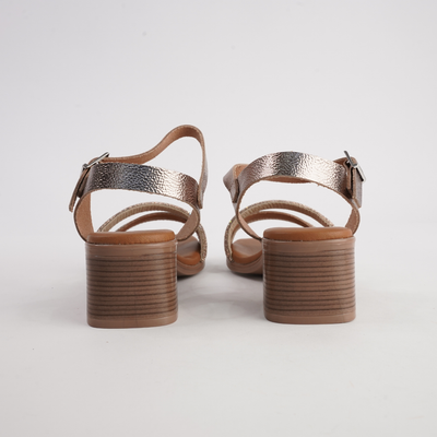 Olean Cava Leather Heels