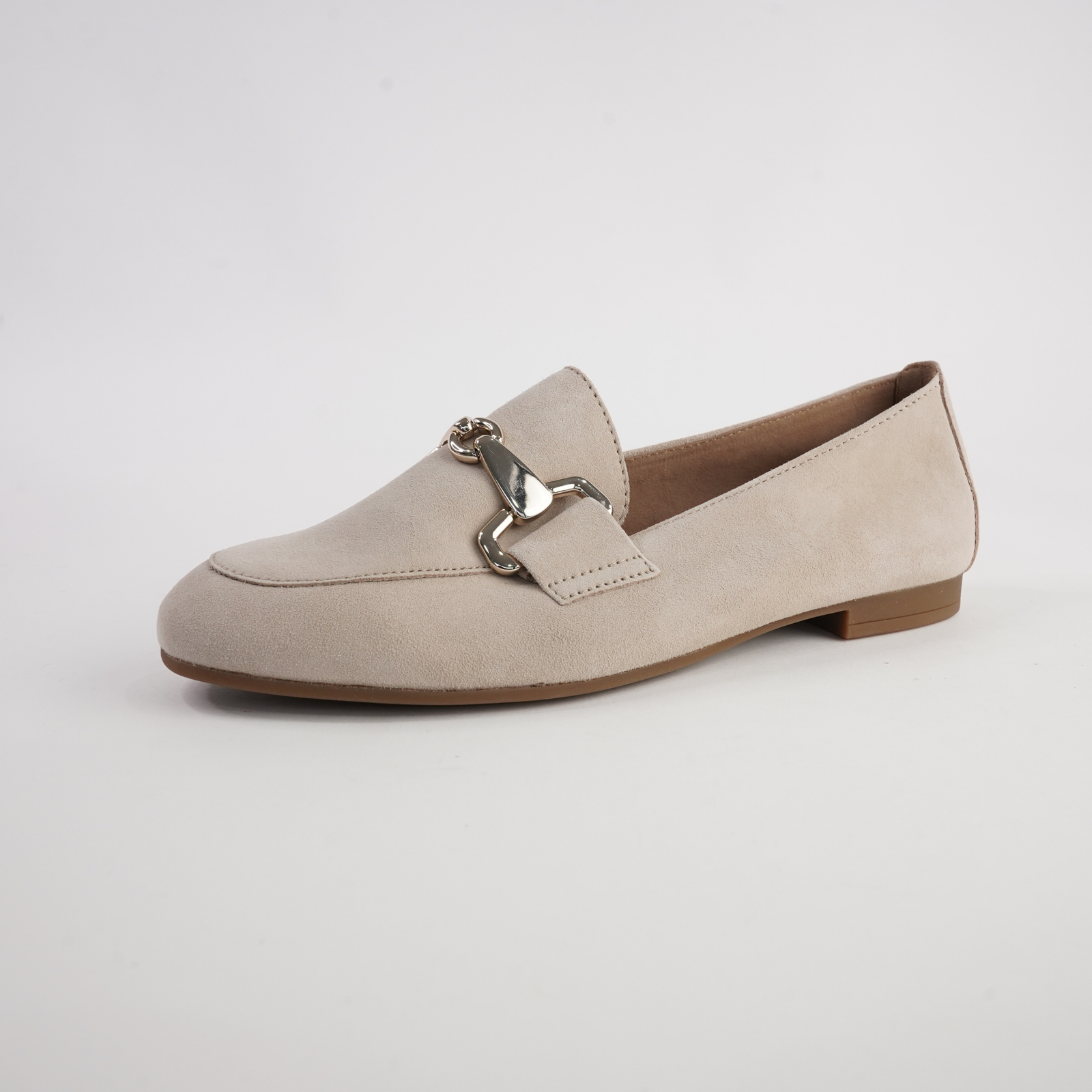 Edith Oak Suede Loafers