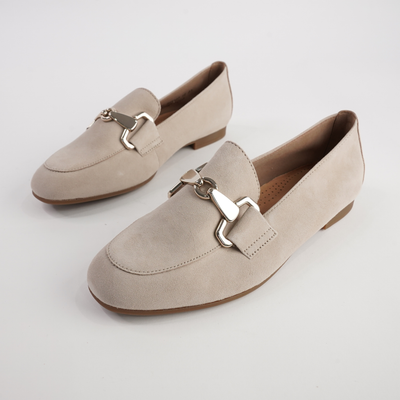 Edith Oak Suede Loafers