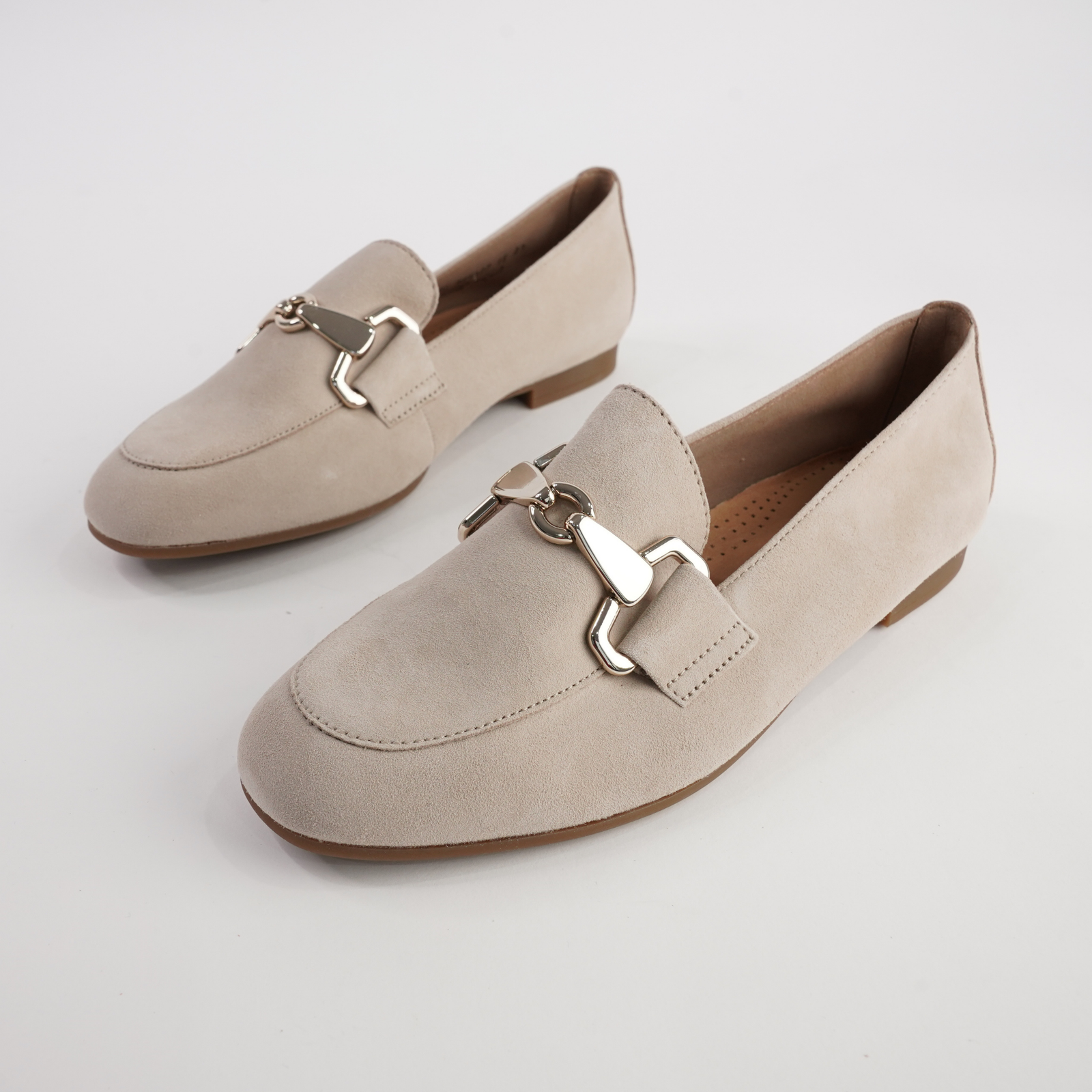 Edith Oak Suede Loafers