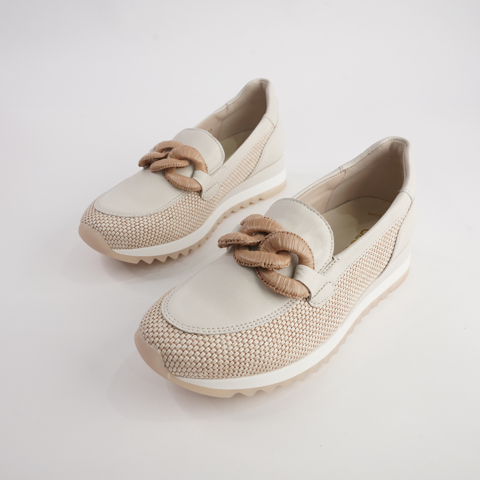 Esme Natural Leather Loafers
