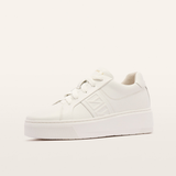 Riley II White Leather Sneakers