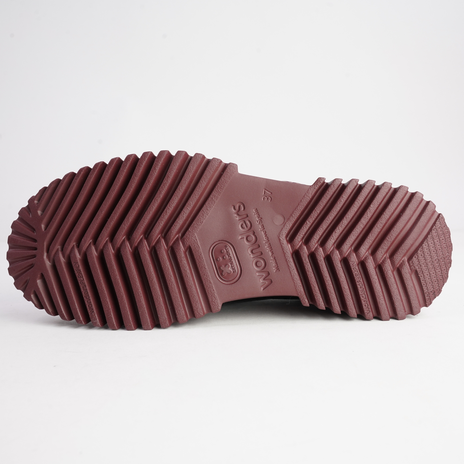 Nabia Vino Croc Patent Loafers