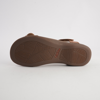The Show Caramel Leather Sandals