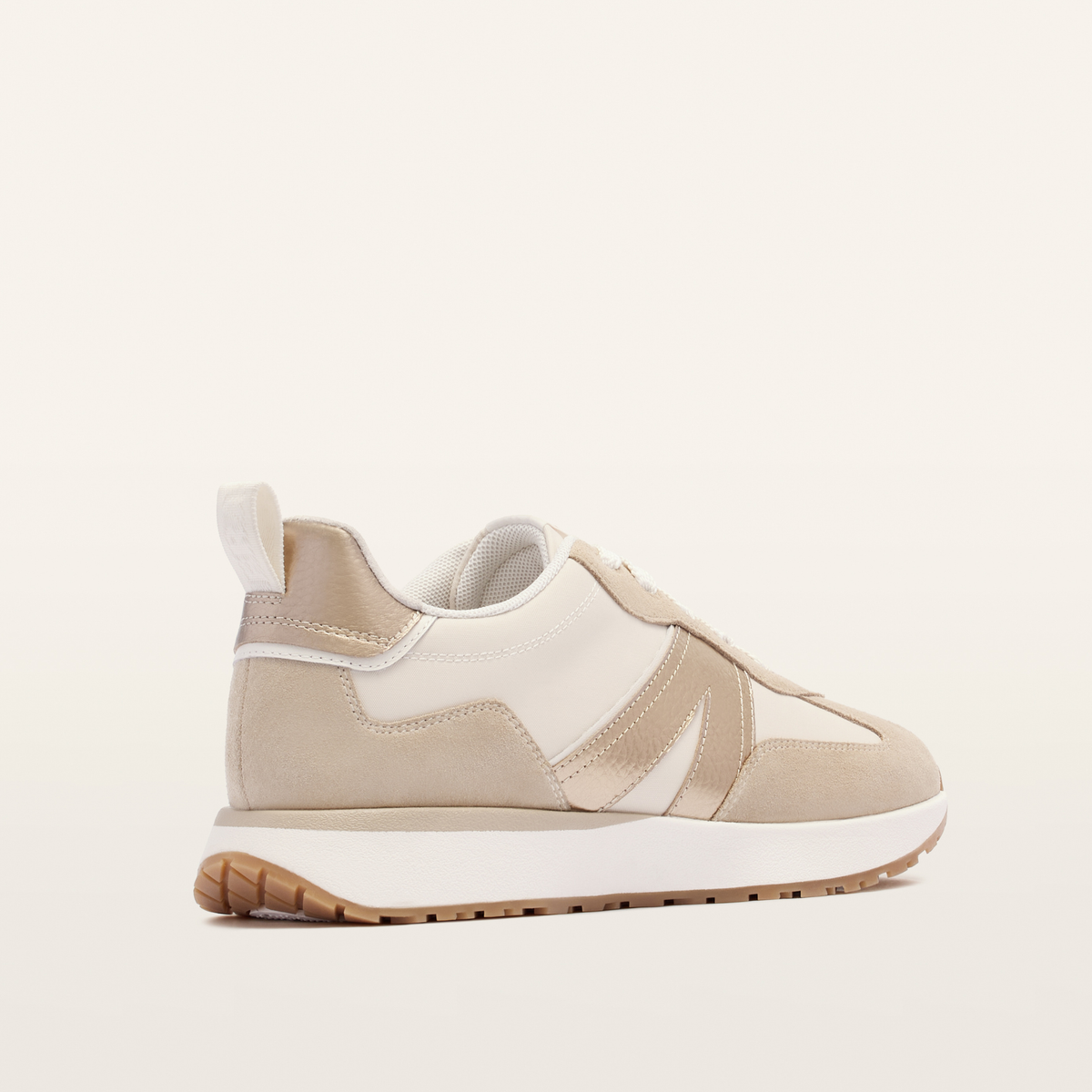 Axel II Golden Sand Leather Sneakers