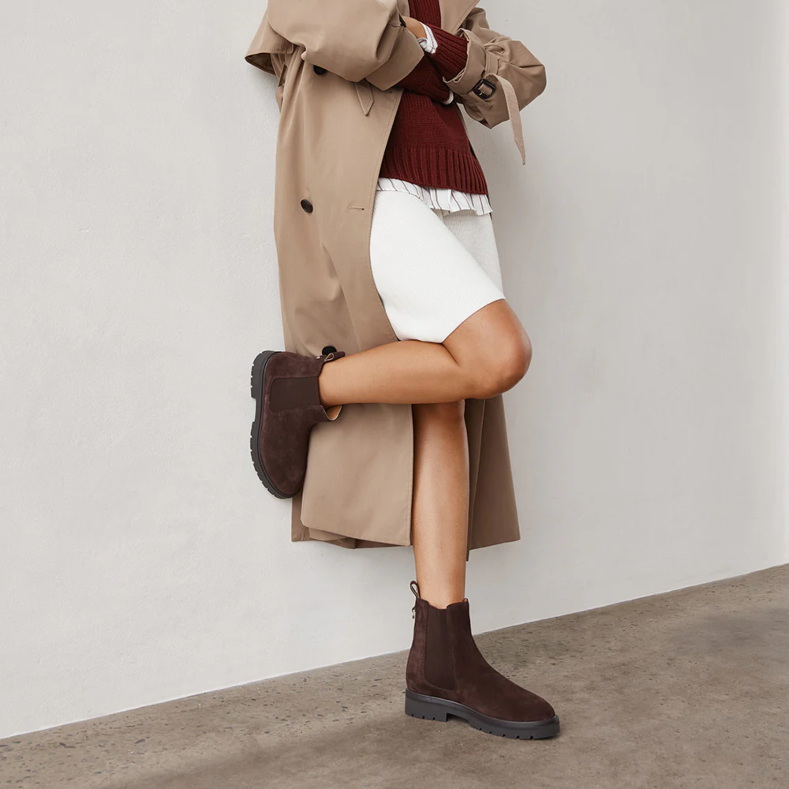 Rocco II Chocolate Suede Ankle Boots