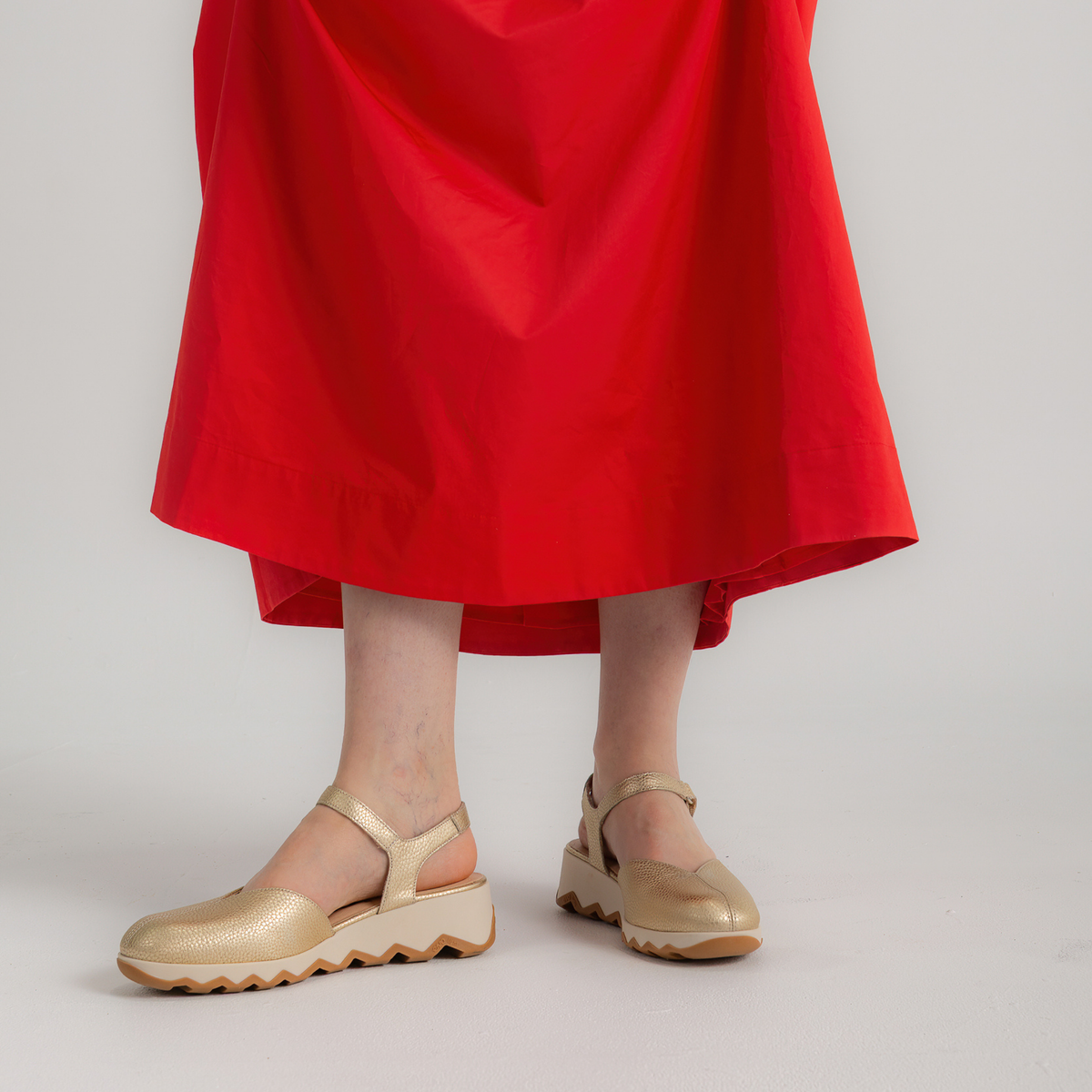 Cobi Platino Leather Flats