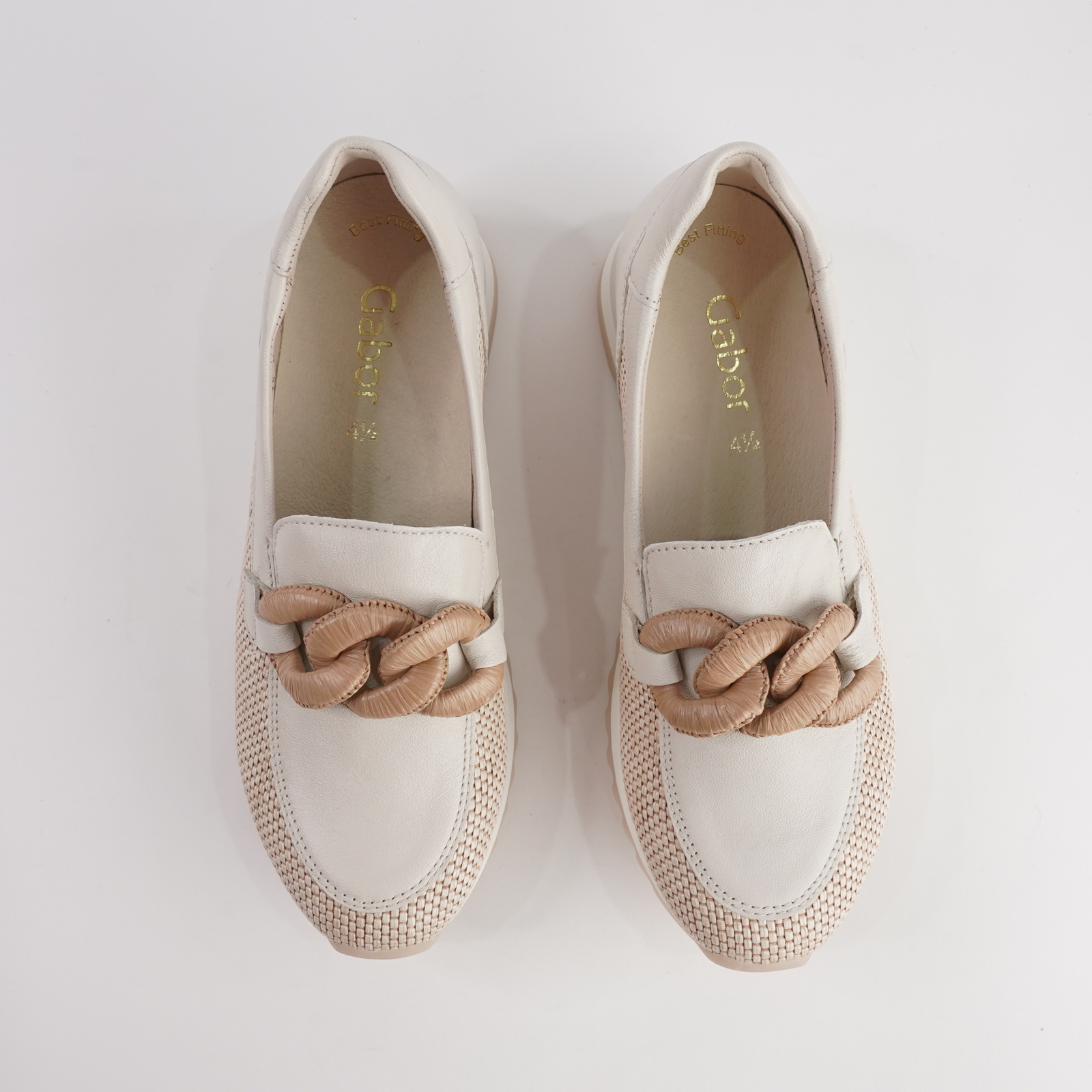 Esme Natural Leather Loafers