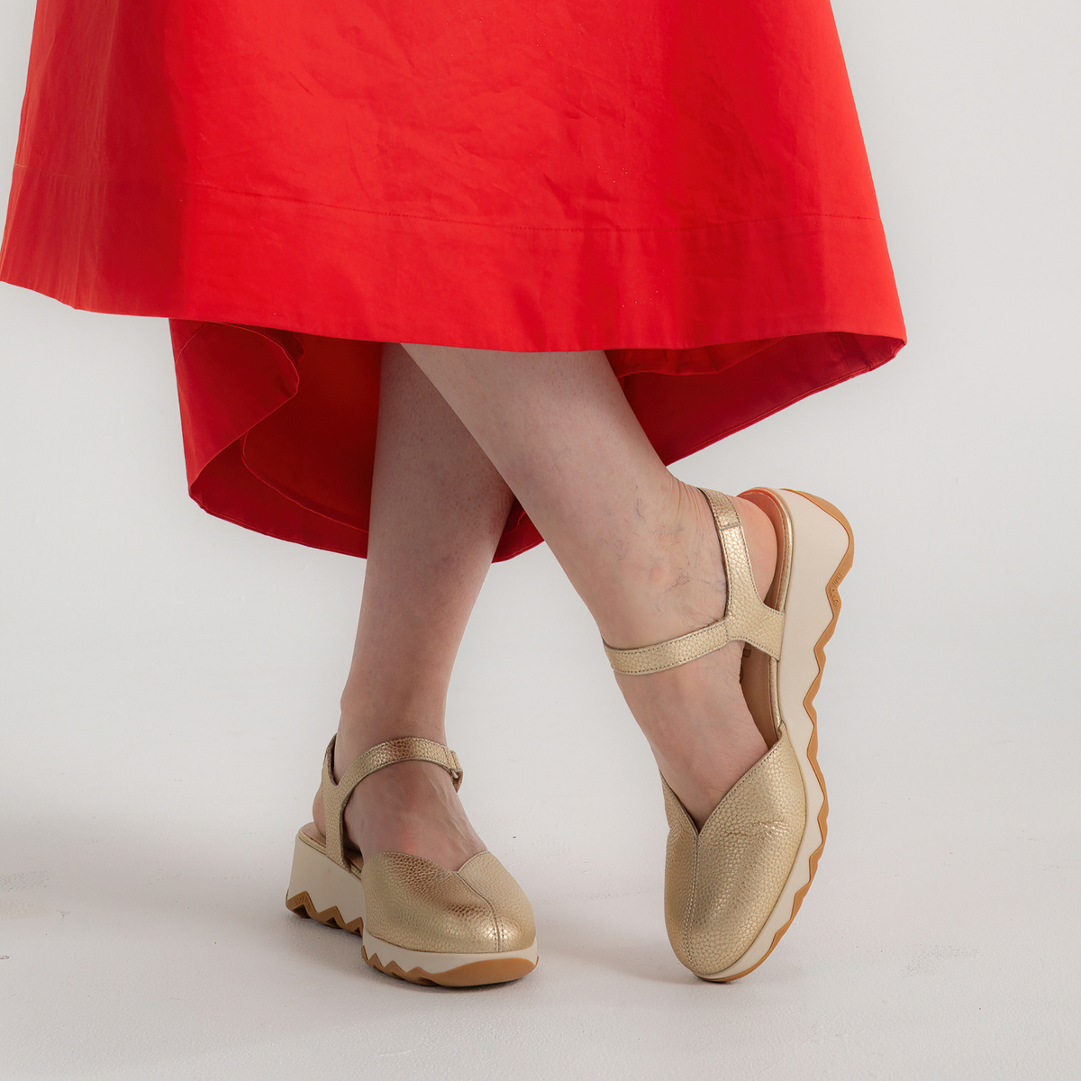 Cobi Platino Leather Flats
