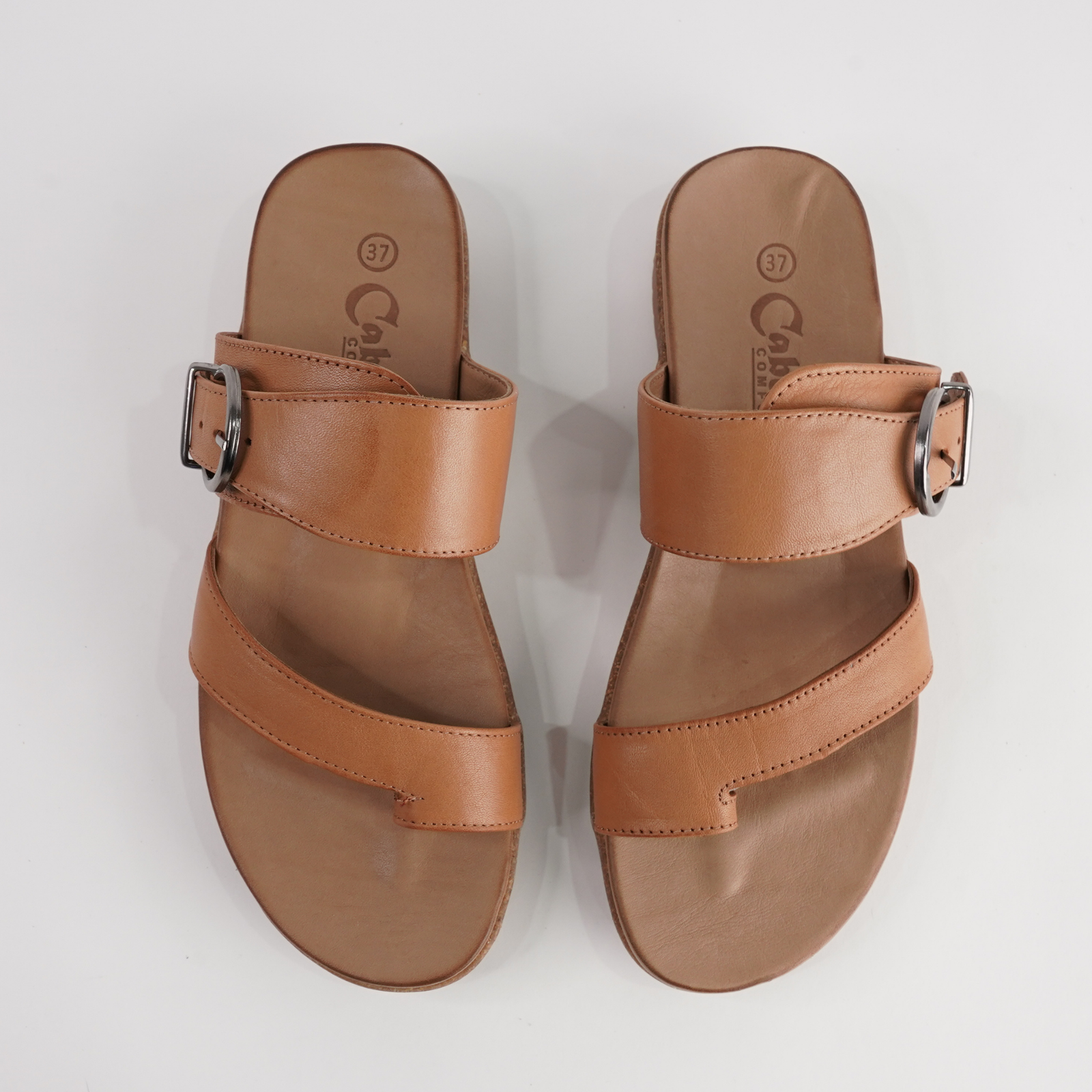 Archy Tan Leather Sandals