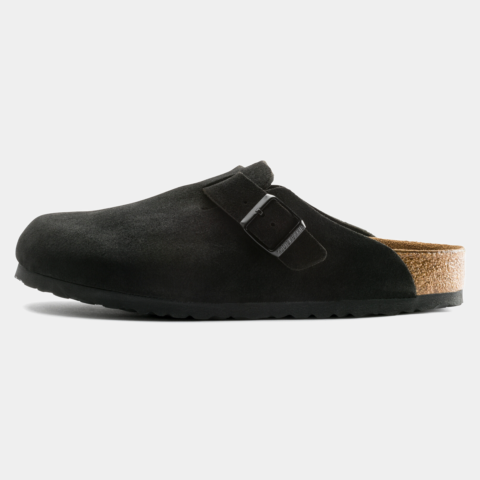 Boston SFB Black Suede Leather Flats