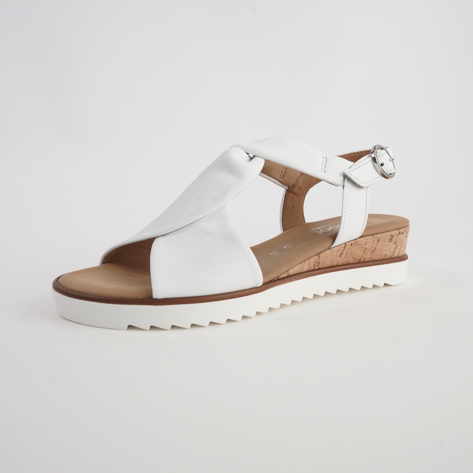 Martha White Leather Sandals