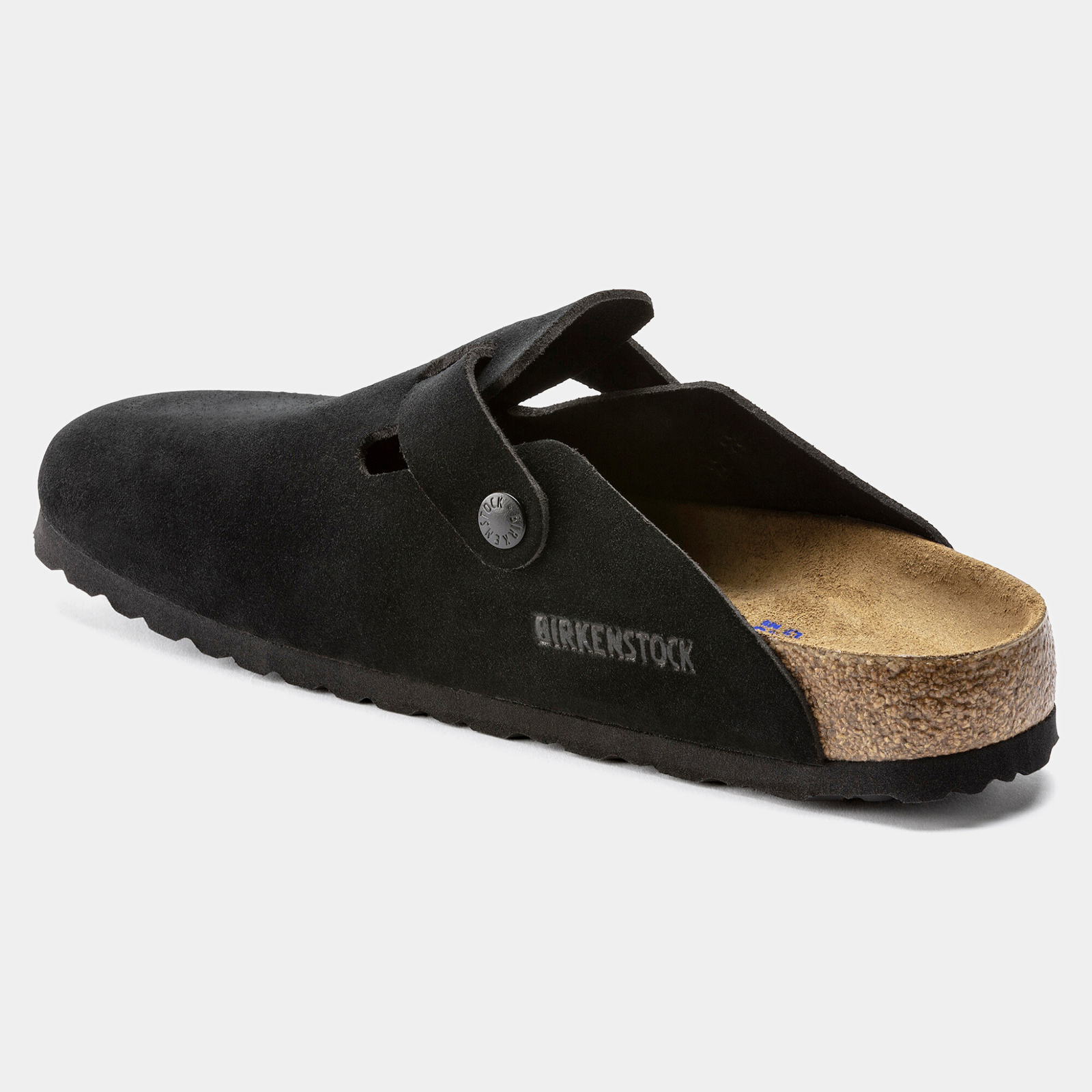 Boston SFB Black Suede Leather Flats