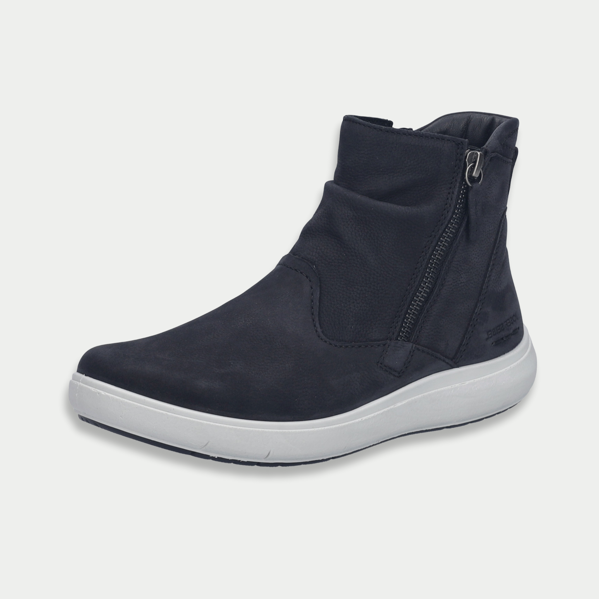 Megan 12 Schwarz Nubuck Ankle Boots