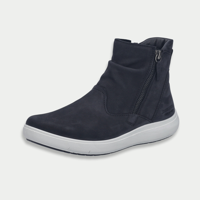 Megan 12 Schwarz Nubuck Ankle Boots