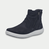 Megan 12 Schwarz Nubuck Ankle Boots