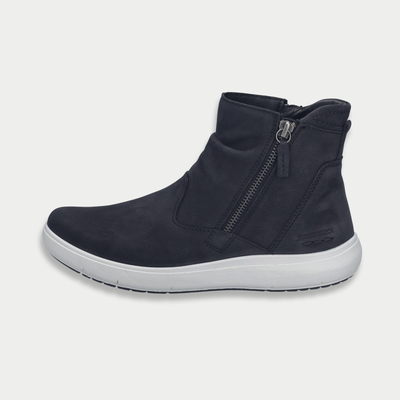 Megan 12 Schwarz Nubuck Ankle Boots