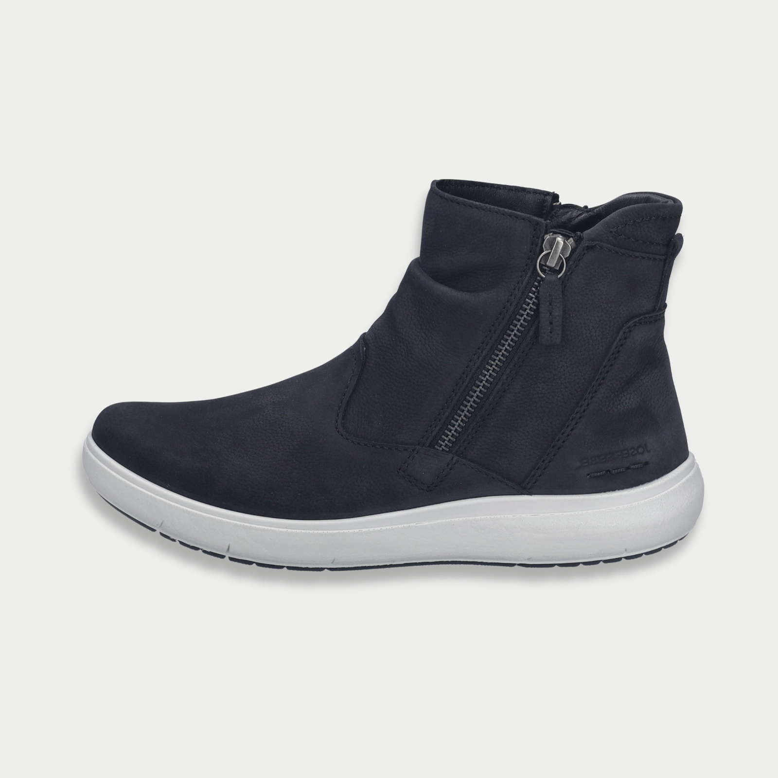 Megan 12 Schwarz Nubuck Ankle Boots