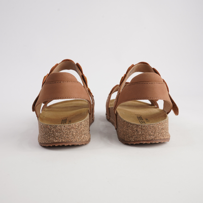 Hannah 13 Natural Multi Leather Sandals