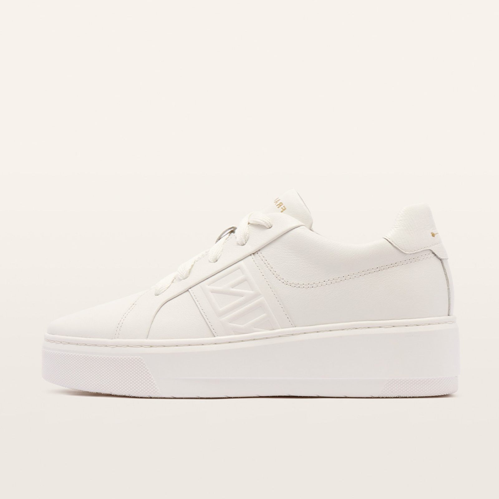 Riley II White Leather Sneakers