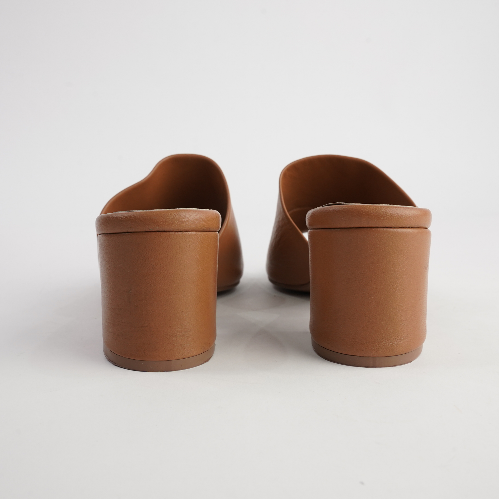 Marquee Tan Leather Heels