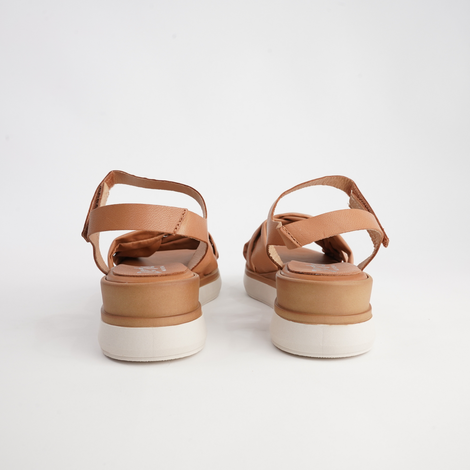 Deliah Caoba Leather Sandals
